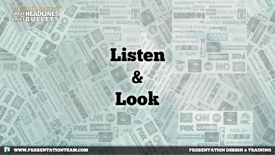 Listen and Look